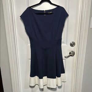 Kate Spade Blue Fit and Flare Cocktail Dress
